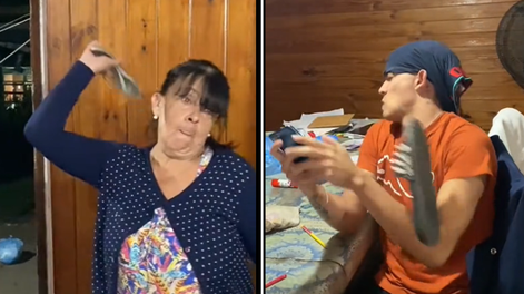 Compartió cómo funciona la lógica de las madres cuando usas el celular y el divertido video se hizo viral