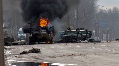 Ucrania lleva 11 días invadida p las tropas rusas. - (AP)