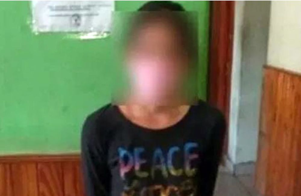 Erika, la nena que fue detenida por no usar barbijo en la calle