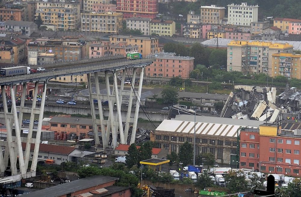 Catástrofe en Génova: ¿Cayó un rayo sobre el puente que se desplomó?