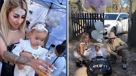 Jamaica, la hija de L-Gante y Tamara Baéz cumplió un año.