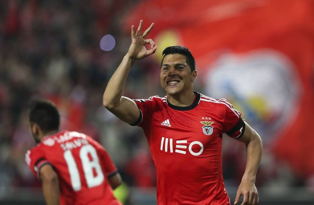 Con gol de Enzo Pérez, el Benfica goleó al Belenenses