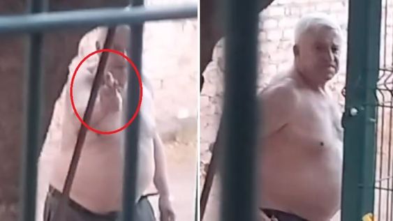 En un video registrado por el sobrino de Raúl Roux, se ve cómo lo amenazó con un arma. En un allanamiento para buscar la pistola, el jubilado fue ultimado.