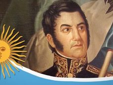 General Don José de San Martín, principal figura y prócer del Ejército Argentino, considerado el padre de la Patria y Libertador de América.