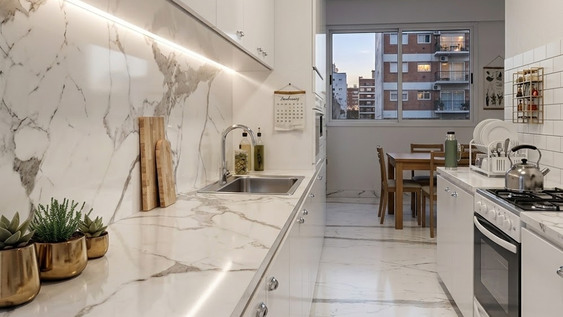 decile chau a la mesada clasica en tu cocina: este es el material que estara en tendencia en los proximos anos