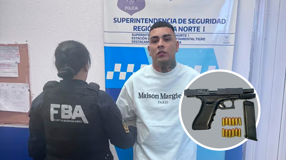Callejero Fino fue detenido en Tigre.