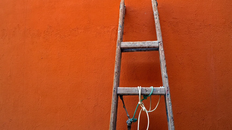Estas escaleras son ideales para reciclar y crear adornos para la casa.