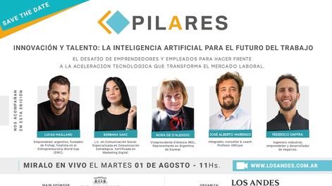 El próximo encuentro del ciclo Pilares es el martes 1 de agosto.