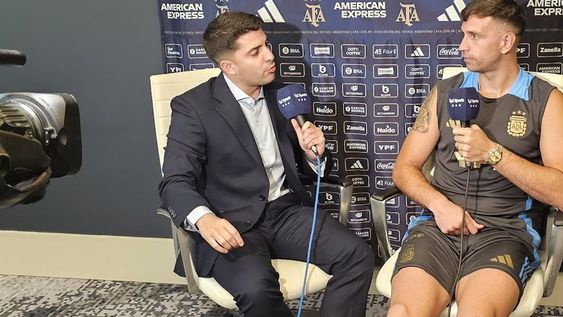 Martínez ya piensa en la Copa América (Foto: Captura TyC).