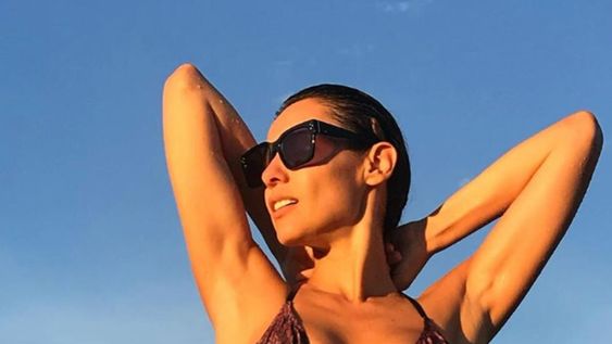 Pampita incendió las redes con sus fotos en bikini desde las playas de Punta del Este