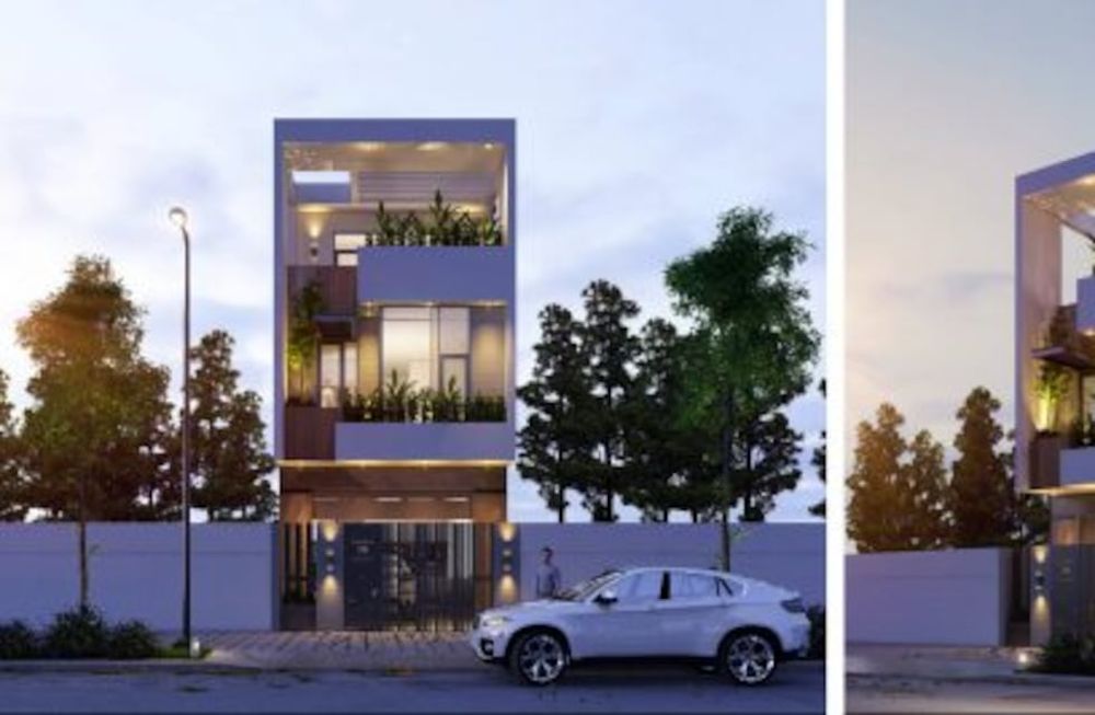 Ideas de fachadas de casas para terrenos pequeños