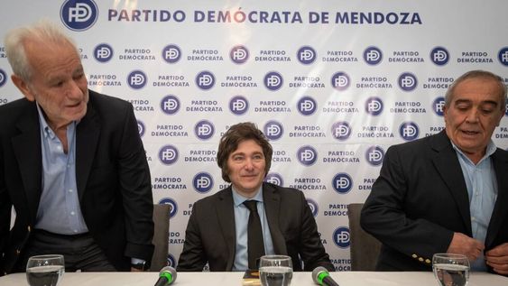 El diputado nacional Javier Milei estuvo en Mendoza. Ignacio Blanco / Los Andes