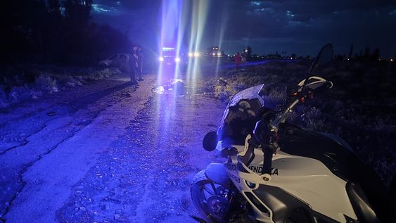 Hallaron muerto a un hombre al costado de la ruta 7 en Maipú (Prensa Ministerio de Seguridad y Justicia)