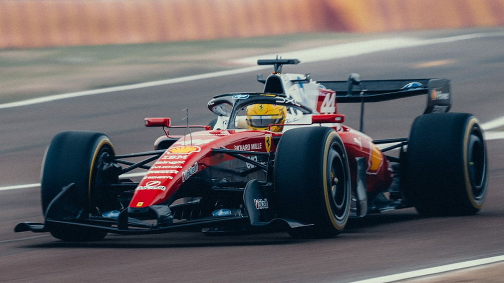 Así es la novedosa&nbsp; Ferrari SF-26 para la actual temporada de Fórmula 1.