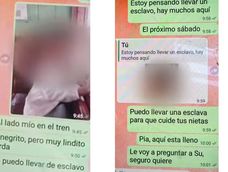 Argentino detenido en Brasil por mensajes racistas enviados por WhatsApp