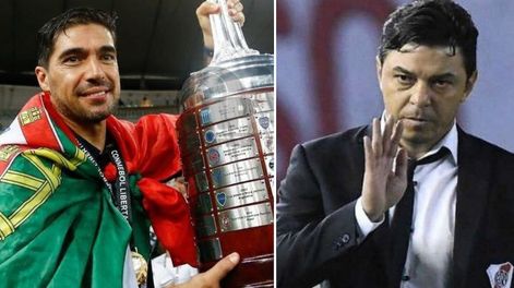 El DT de Palmeiras le dedicó la Copa Libertadores a Marcelo Gallardo.