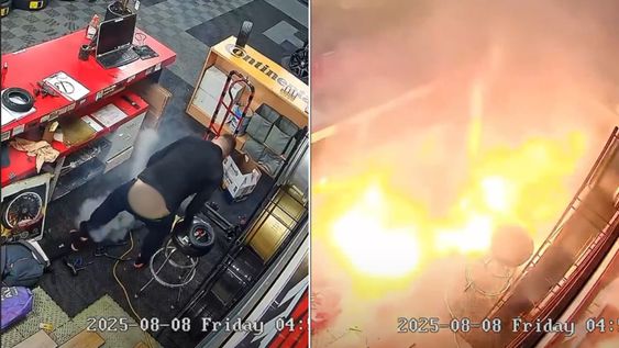 El insólito, pero peligroso accidente ocurrió en Australia.