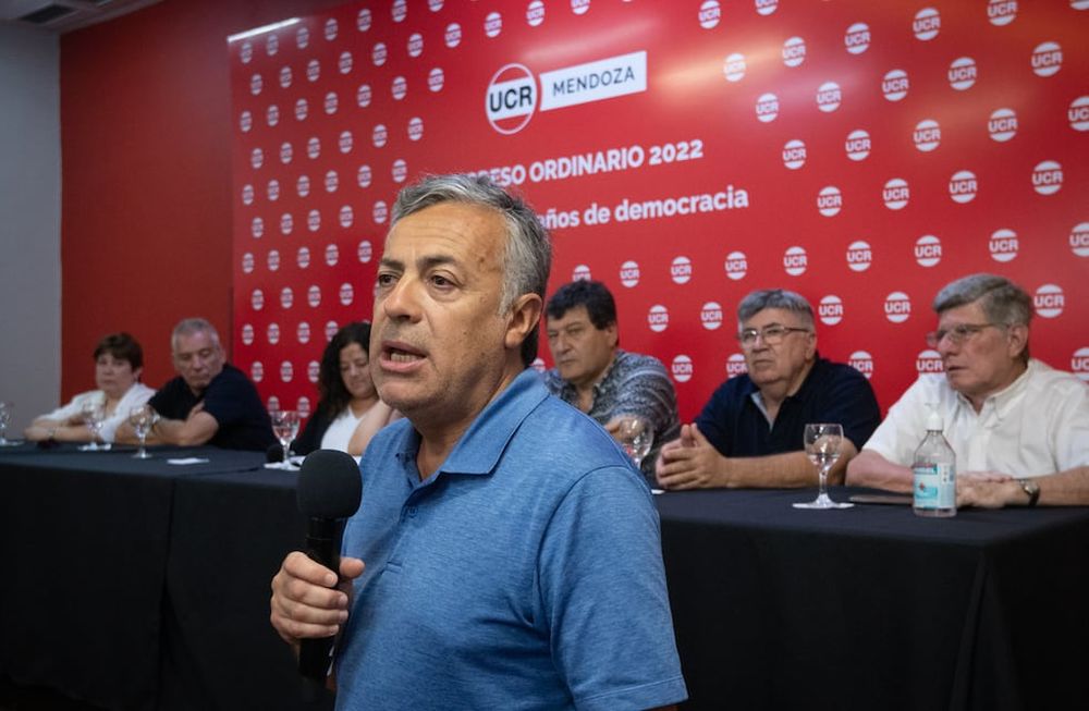 Congreso Ordinario UCR Mendoza, camino a los 40 años de democracia, eligió nuevas autoridades  Alfredo Cornejo Foto: Ignacio Blanco / Los Andes