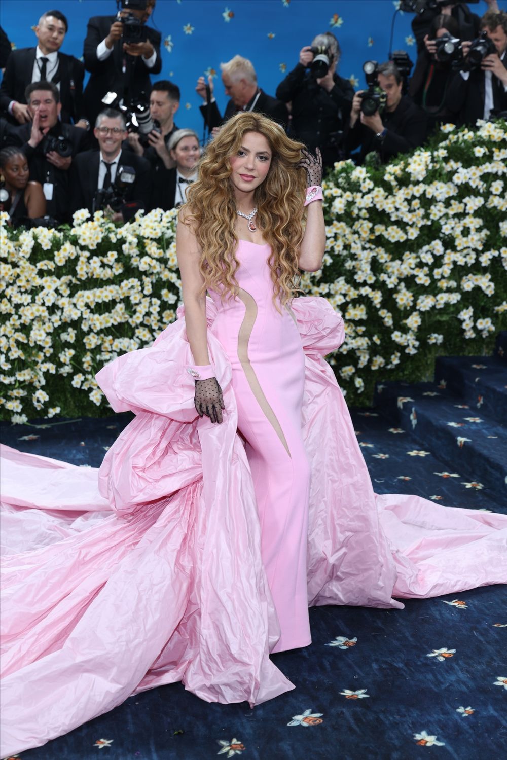 Shakira's pink look at Met Gala 2025: controversy and praise equally
