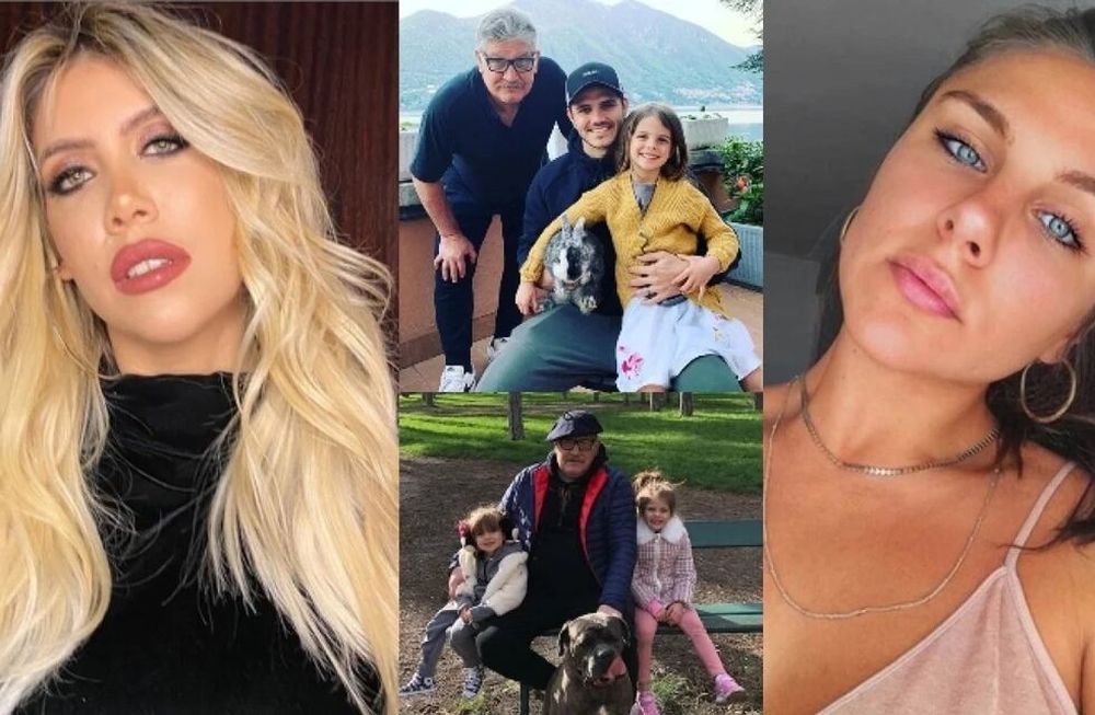 Wanda Nara llora al defender a su suegro mientras que Ivana Icardi lo denigra