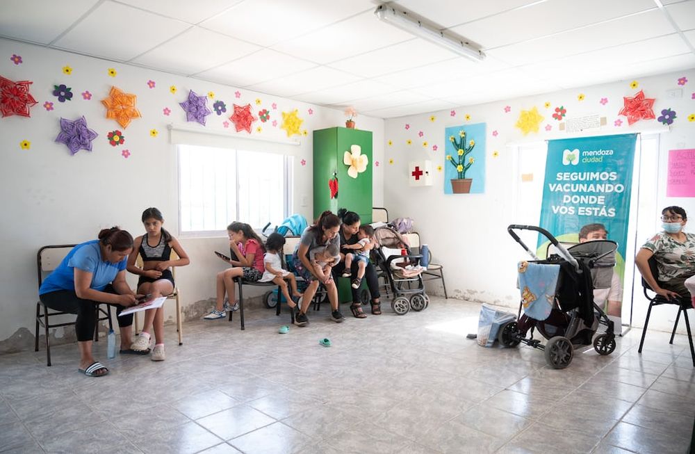 Operativo de salud comunitaria en el barrio El Progreso