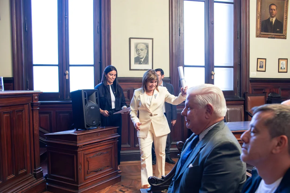Patricia Bullrich y sus compañeros de lista fueron proclamados como legisladores nacionales.