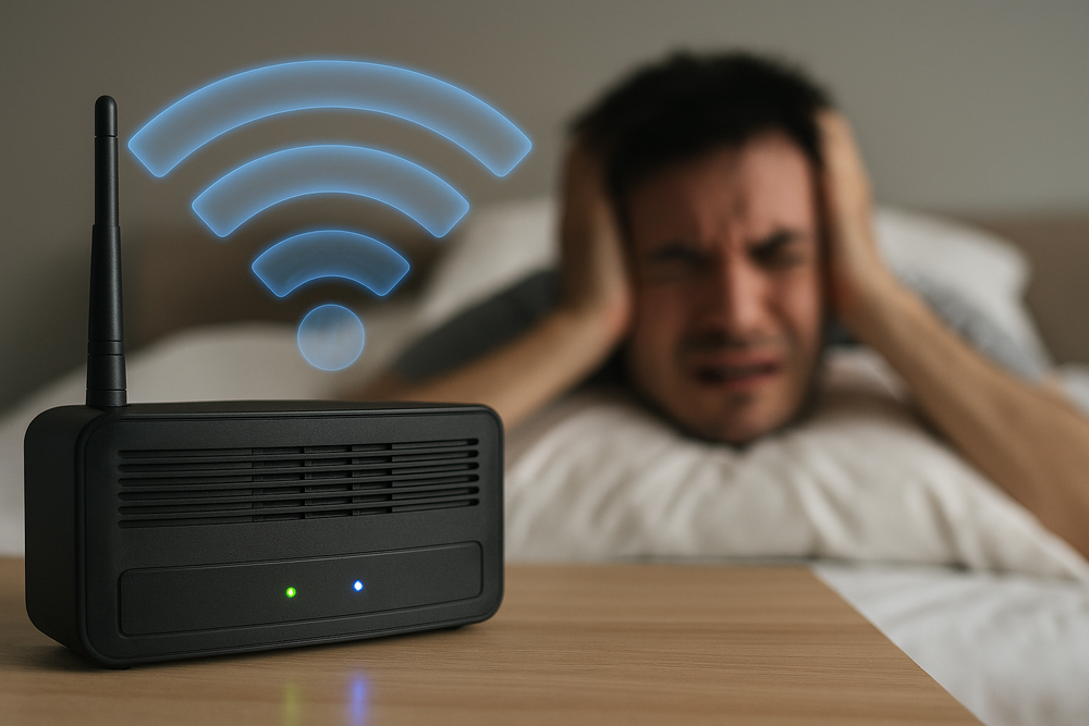 Aunque el Wi-Fi no representa un riesgo para la salud, su cercanía puede afectar la sensación de relajación y generar microdespertares nocturnos.