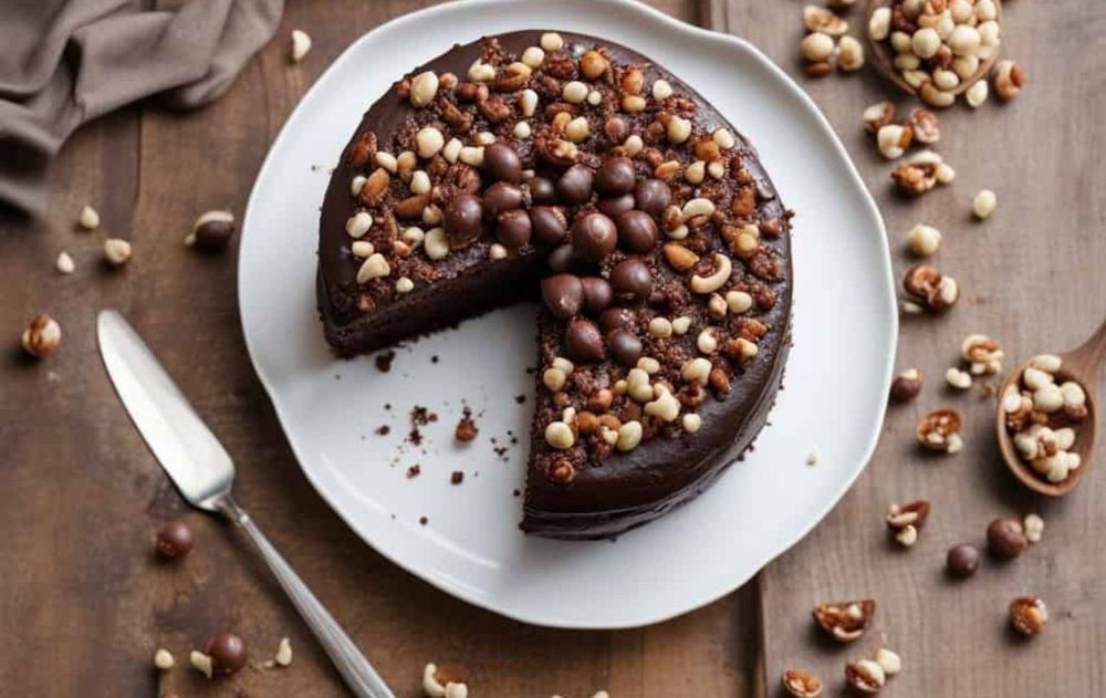 El equilibrio entre chocolate, crema y frutos secos convierten esta receta en una opción que combina sencillez y sabor.