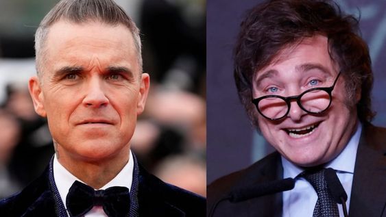 Robbie Williams sorprendió con un mensaje hacia Javier Milei en su show en Australia. Gentileza: FM Alpina.