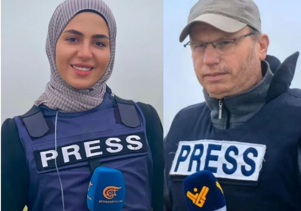 Los periodistas muertos por el ataque a&eacute;reo de Israel en el L&iacute;bano.&nbsp;
