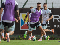 La Selección Argentina entrena bajo las órdenes de Lionel Scaloni La Selección Argentina entrena bajo las órdenes de Lionel Scaloni