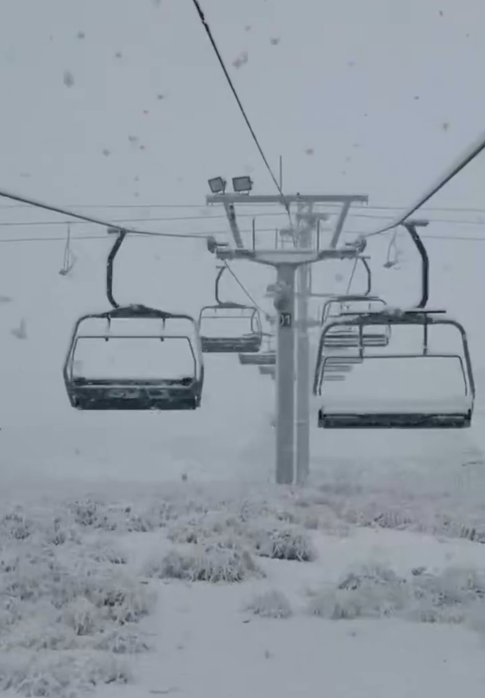 ¿Nevada tardía o anticipada? Fotos y videos de Las Leñas cubierta de nieve en pleno marzo
