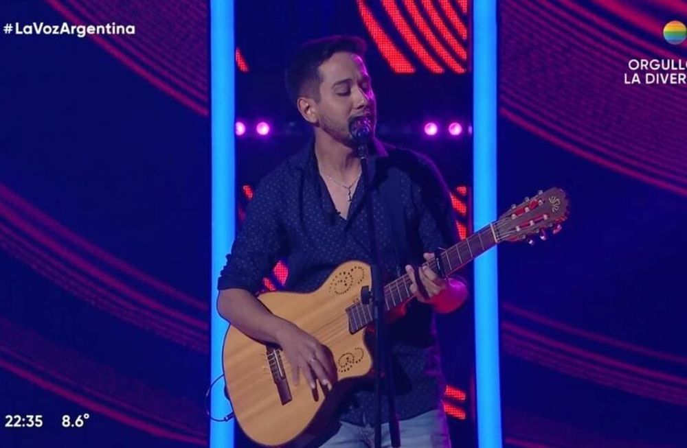 Pablo García, el primer mendocino que ingresó a La Voz Argentina
