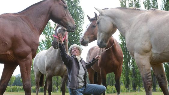 La suiza dejó la comodidad de su país para enseñarle al mundo el lenguaje del caballo