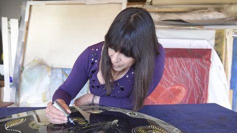 Los Andes | La artista plástica abre las puertas de su taller al público, en una experiencia cercana con el arte. | Gentileza Pachi Reynoso.