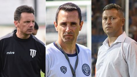 Los Andes | Luca Marcogiuseppe, Ever Demaldé y Diego Flores fueron colaboradores de Marcelo Bielsa y los tres terminaron dirigiendo a los equipos más importantes de la provincia / Fotos: Los Andes