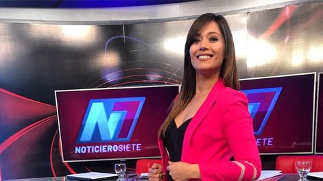 Los Andes | La conductora da el salto a la TV nacional y conduce las ediciones de América Noticias de los sábados. / Fotografía: @gisecam