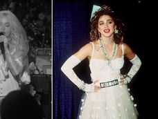 Madonna recreó su escandalosa e histórica actuación de Like a Virgin.