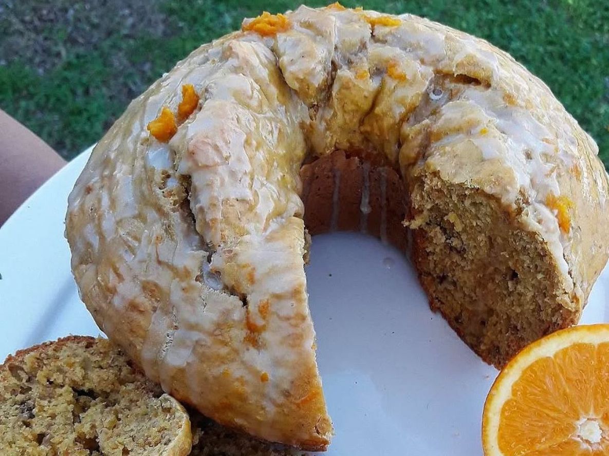 Cómo hacer un budín de naranja, zanahoria y nuez súper húmedo y esponjoso para el mate