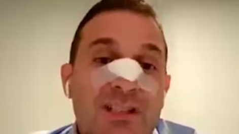 El diputado Pelli relató cómo fue la agresión durante una entrega de ayuda.