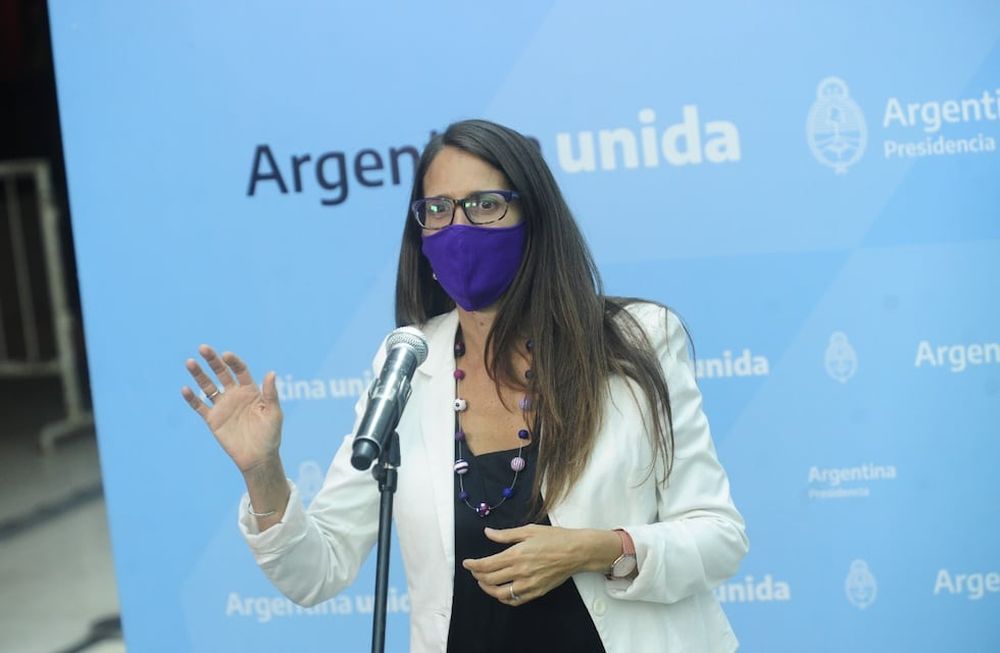 La ministra de las Mujeres, Géneros y Diversidad de la Nación, Elizabeth Gómez Alcorta.