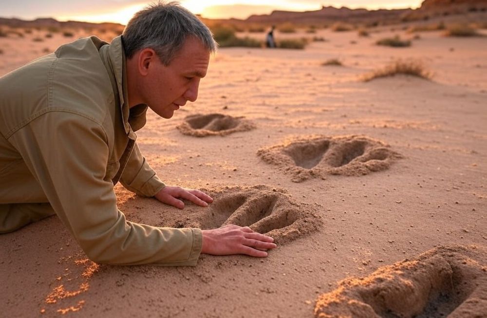 Toda la información sobre este descubrimiento de arte junto a huellas de dinosaurios