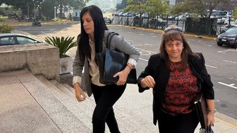 Caso Adorni: Victoria María José Cancio y Graciela Molina en los tribunales de Comodoro Py