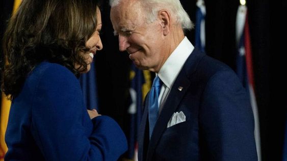Kamala Harris y Joe Biden (AP)