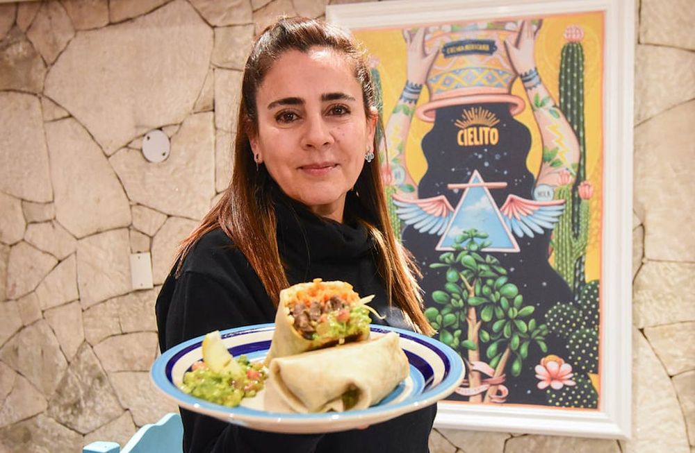 Cielito es un restaurante de comida mexicana atendido por su propia dueña, Laura Maluff. En la foto un burrito de carne, plato tipico mexicano. Foto: Mariana Villa / Los Andes