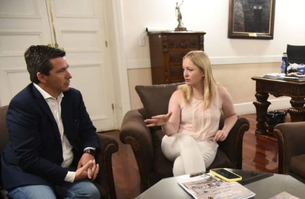 El presidente de la Cámara de Diputados, Andrés Lombardi y la vicegobernadora Hebe Casado. Ninguno de los dos ha convocado la Comisión Bicameral de Seguridad.