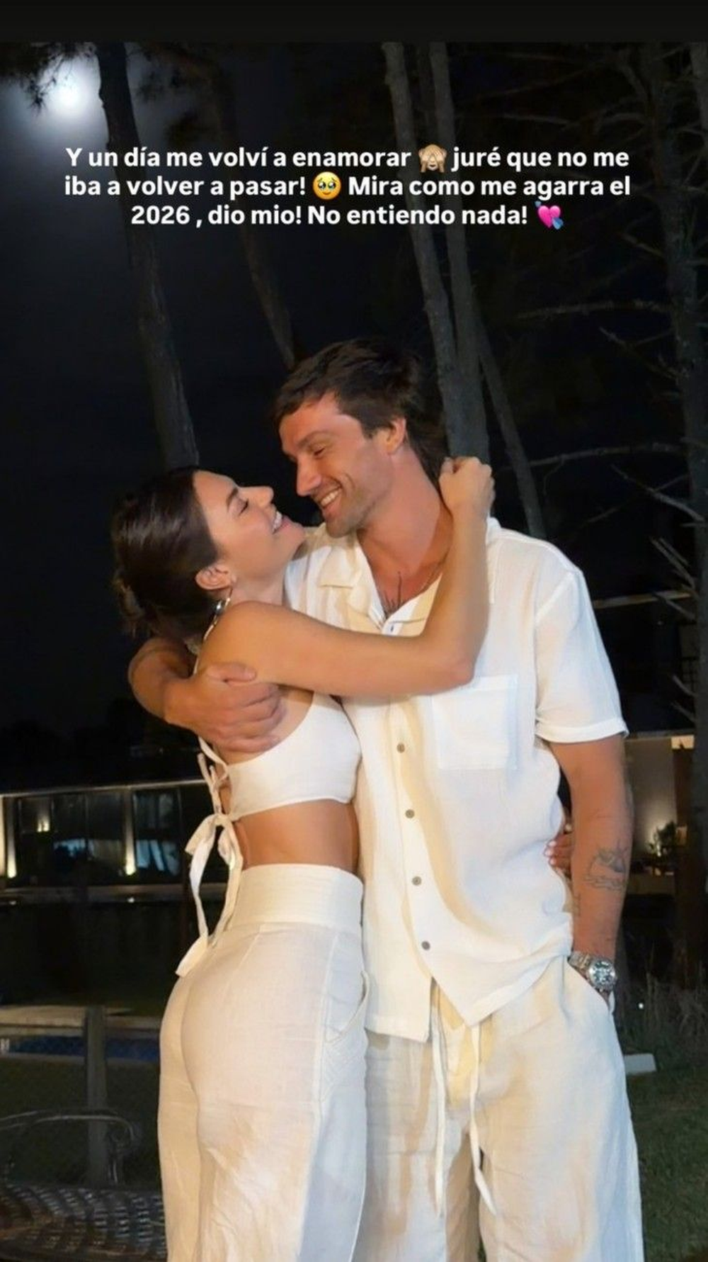 Jujuy Jiménez presentó a su nuevo novio en la noche a inicios de año.