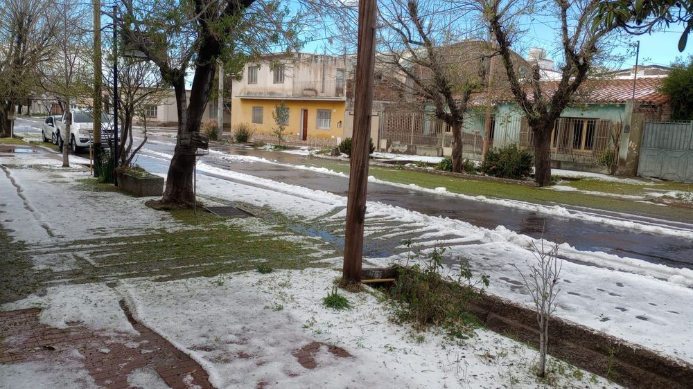 Granizo en San Carlos