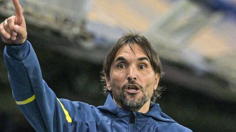 Diego Martínez se juega su continuidad ante River el próximo sábado en La Bombonera. / Gentileza.