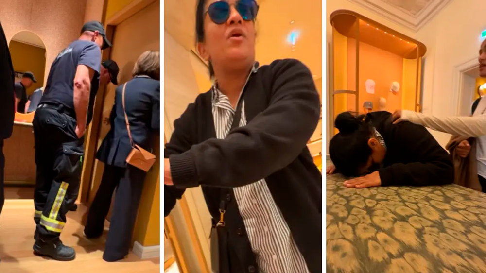 Zara Garg, influencer y humorista indo-estadounidense, relató la experiencia que vivió en una tienda de Hermès en Berlín.